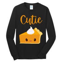 Thanksgiving Cutie Pie Pumpkin Pie Tall Long Sleeve T-Shirt