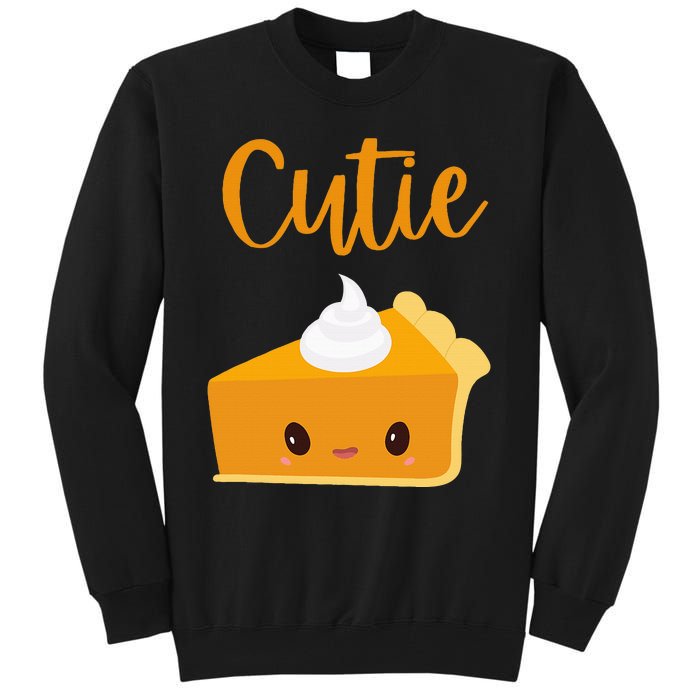 Thanksgiving Cutie Pie Pumpkin Pie Tall Sweatshirt