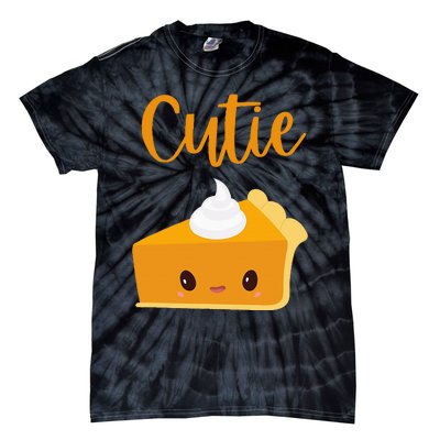 Thanksgiving Cutie Pie Pumpkin Pie Tie-Dye T-Shirt