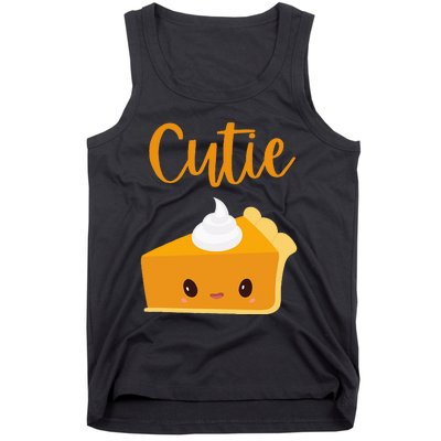 Thanksgiving Cutie Pie Pumpkin Pie Tank Top