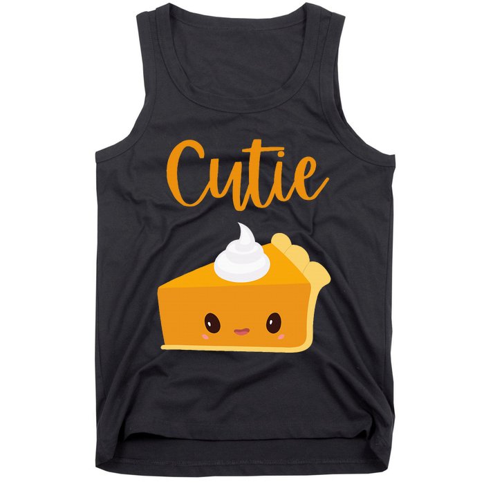 Thanksgiving Cutie Pie Pumpkin Pie Tank Top