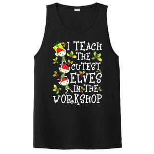 Teacher Christmas Presents I Teach The Cutest Elves Holiday PosiCharge Competitor Tank