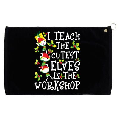 Teacher Christmas Presents I Teach The Cutest Elves Holiday Grommeted Golf Towel