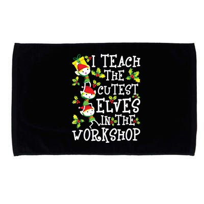 Teacher Christmas Presents I Teach The Cutest Elves Holiday Microfiber Hand Towel