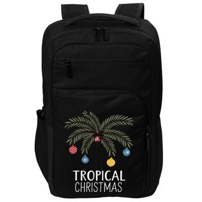 Tropical Christmas Palm Tree For Sunny Holiday Vibes Impact Tech Backpack