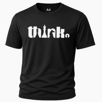 Think Chess Player Chess Game Cooling Performance Crew T-Shirt