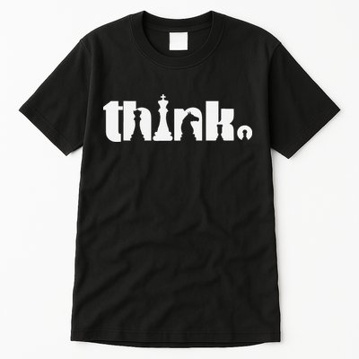 Think Chess Player Chess Game Tall T-Shirt