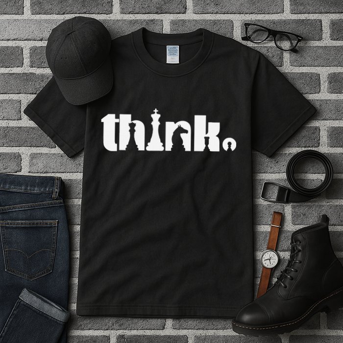 Think Chess Player Chess Game Tall T-Shirt
