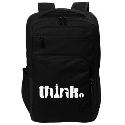 Think Chess Player Chess Game Impact Tech Backpack