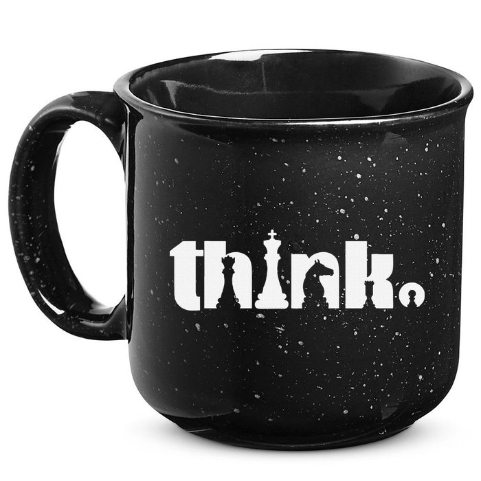 Think Chess Player Chess Game 15oz Campfire Ceramic Mug
