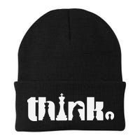 Think Chess Player Chess Game Beanie