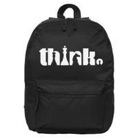 Think Chess Player Chess Game 16 in Basic Backpack