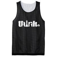Think Chess Player Chess Game Mesh Reversible Basketball Jersey Tank