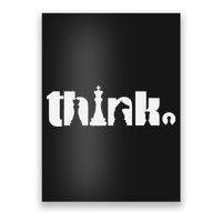 Think Chess Player Chess Game Poster
