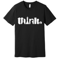 Think Chess Player Chess Game Premium T-Shirt