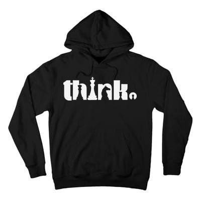 Think Chess Player Chess Game Tall Hoodie