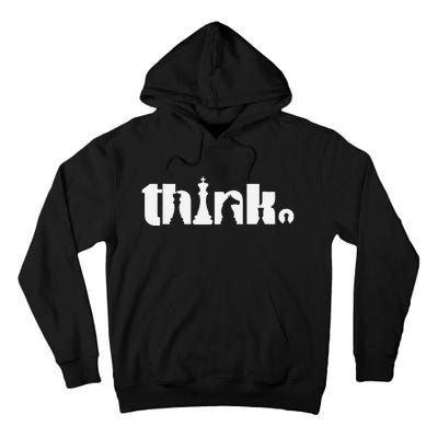 Think Chess Player Chess Game Tall Hoodie