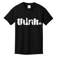 Think Chess Player Chess Game Kids T-Shirt