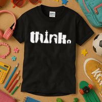 Think Chess Player Chess Game Kids T-Shirt