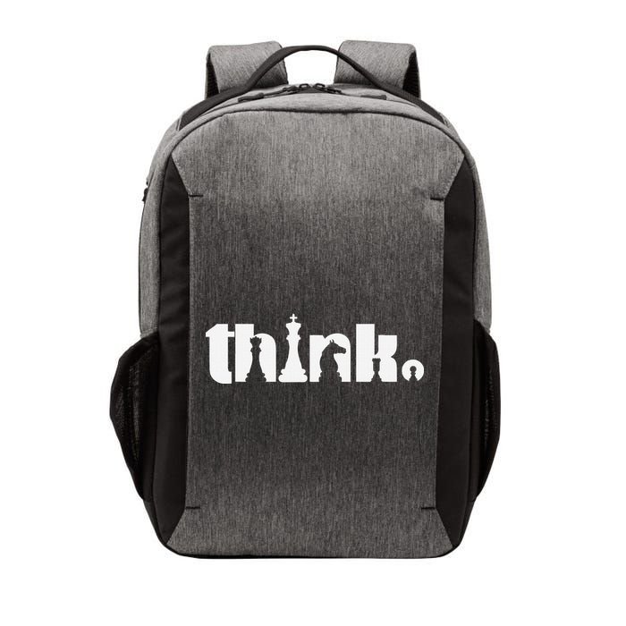 Think Chess Player Chess Game Vector Backpack