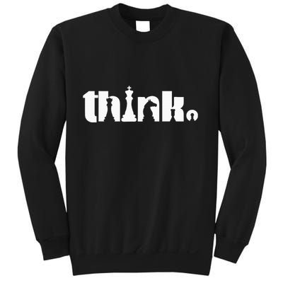Think Chess Player Chess Game Sweatshirt
