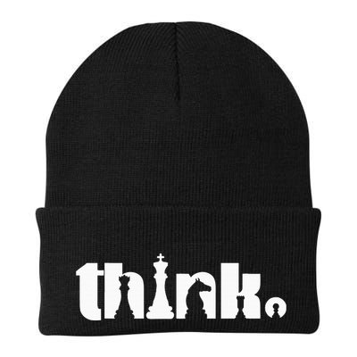 Think Chess Player Chess Game Knit Cap Winter Beanie