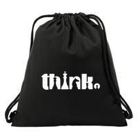 Think Chess Player Chess Game Drawstring Bag