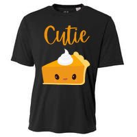 Thanksgiving Cutie Pie Pumpkin Pie Cooling Performance Crew T-Shirt