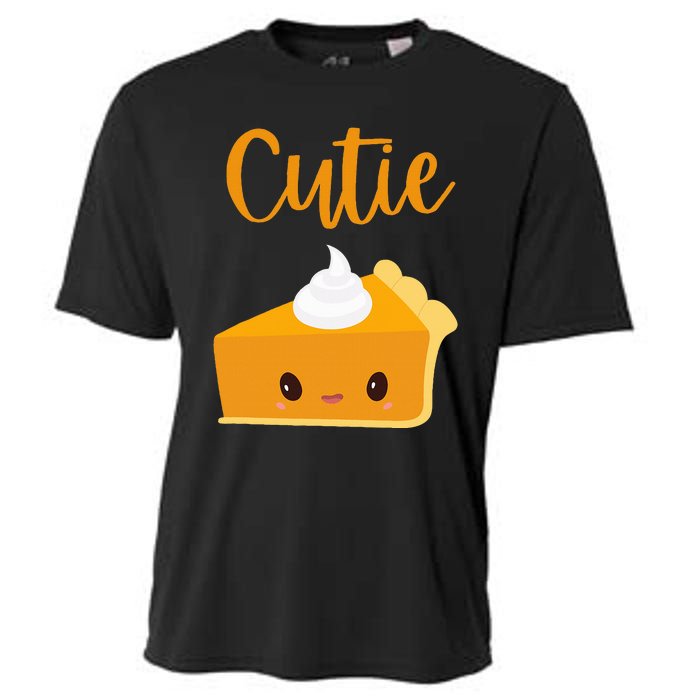 Thanksgiving Cutie Pie Pumpkin Pie Cooling Performance Crew T-Shirt