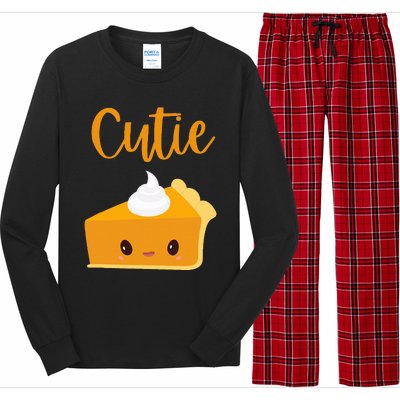 Thanksgiving Cutie Pie Pumpkin Pie Long Sleeve Pajama Set