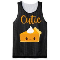 Thanksgiving Cutie Pie Pumpkin Pie Mesh Reversible Basketball Jersey Tank