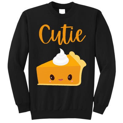 Thanksgiving Cutie Pie Pumpkin Pie Tall Sweatshirt