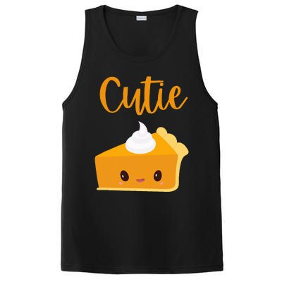 Thanksgiving Cutie Pie Pumpkin Pie PosiCharge Competitor Tank