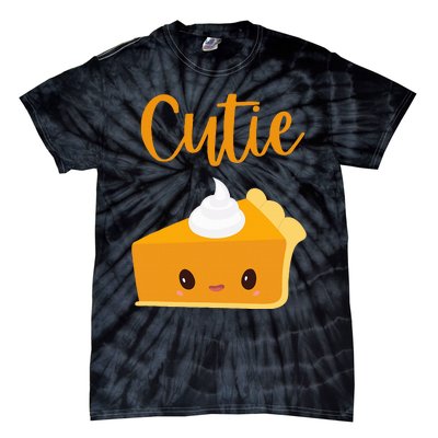 Thanksgiving Cutie Pie Pumpkin Pie Tie-Dye T-Shirt