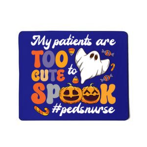 Too Cute Peds Nurse Spooky Pediatric Nurse Halloween Gift Mousepad