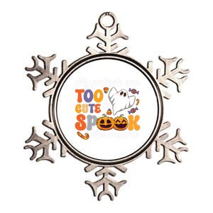 Too Cute Peds Nurse Spooky Pediatric Nurse Halloween Gift Metallic Star Ornament