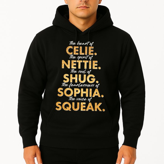 Celie Nettie Shug Sophia Squeak Hoodie