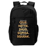 Celie Nettie Shug Sophia Squeak Backpack