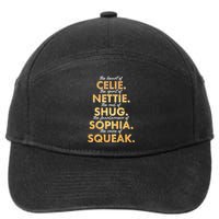Celie Nettie Shug Sophia Squeak 7-Panel Snapback Hat