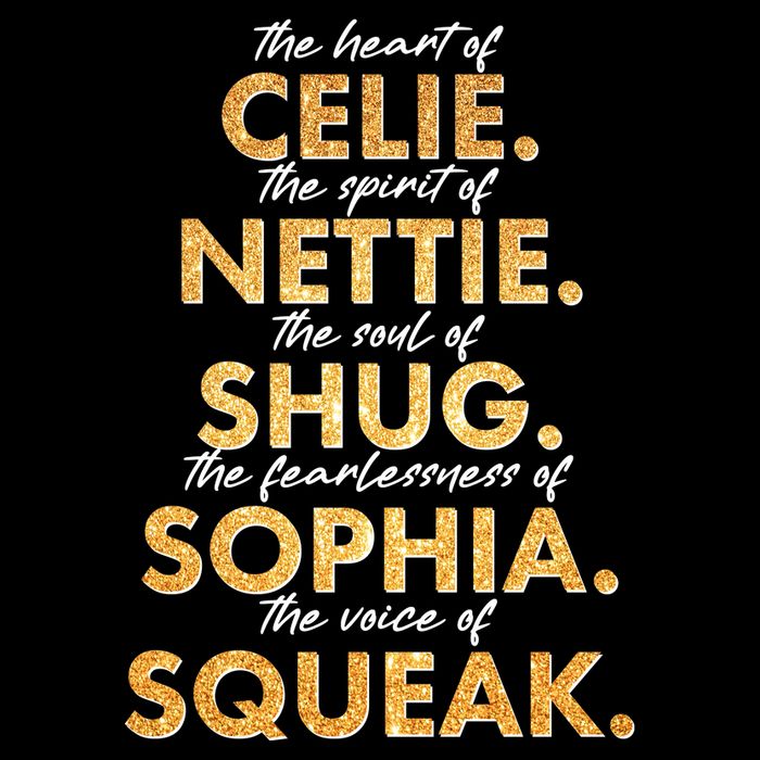 Celie Nettie Shug Sophia Squeak 7-Panel Snapback Hat
