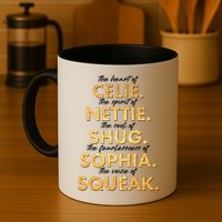 Celie Nettie Shug Sophia Squeak Mug