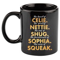 Celie Nettie Shug Sophia Squeak 11oz C Handle Ceramic Mug