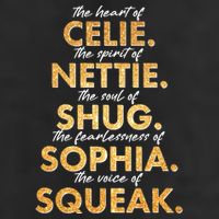 Celie Nettie Shug Sophia Squeak 11oz C Handle Ceramic Mug