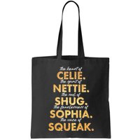 Celie Nettie Shug Sophia Squeak Bag