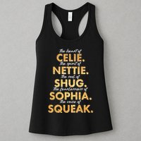 Celie Nettie Shug Sophia Squeak Womens Tank Top