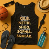 Celie Nettie Shug Sophia Squeak Tank Top