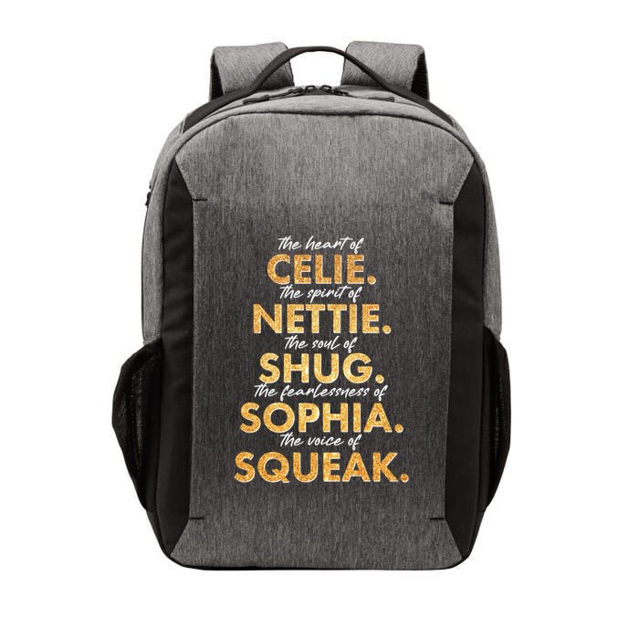 Celie Nettie Shug Sophia Squeak Vector Backpack