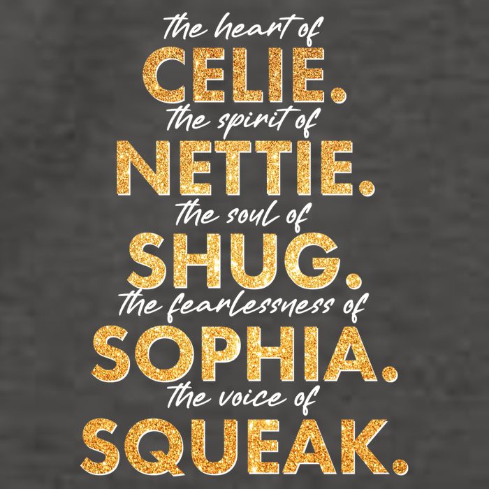 Celie Nettie Shug Sophia Squeak Vector Backpack