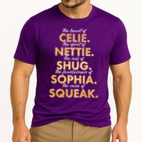 Celie Nettie Shug Sophia Squeak Performance Shirt