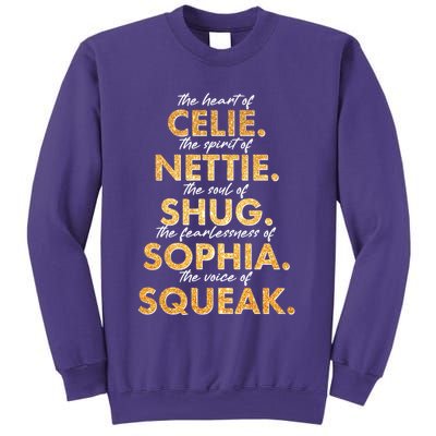 Celie Nettie Shug Sophia Squeak Sweatshirt